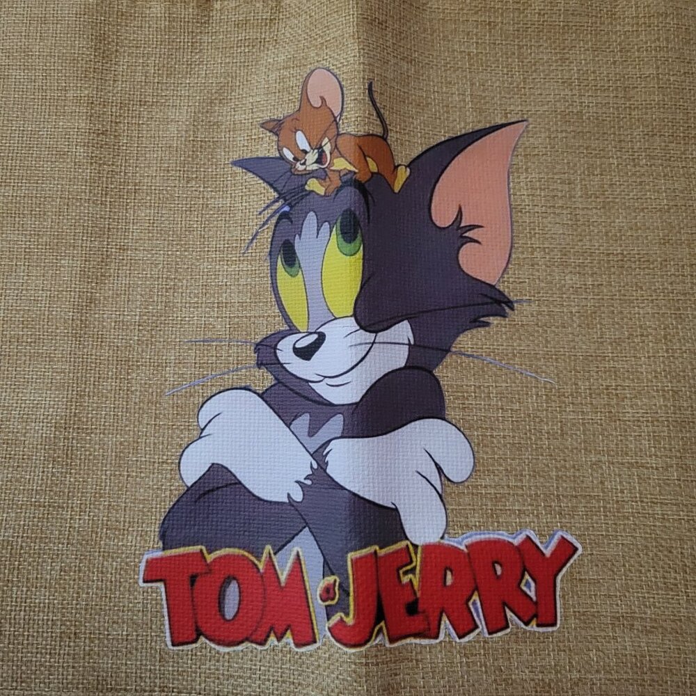 Tom & Jerry Linen Tote Bag - Picture 3 of 5